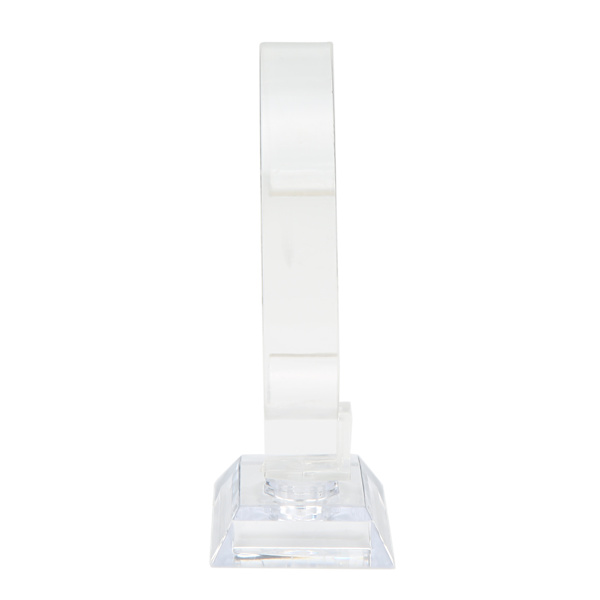 Urvisning Stativ Professionel Transparent Plast Opbevaring Ur Armbånd Visningsstativ Holder[C]