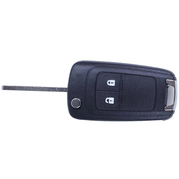 Foldbar skall med 2 knapper for fjernkontrollnøkkel Opel Insignia