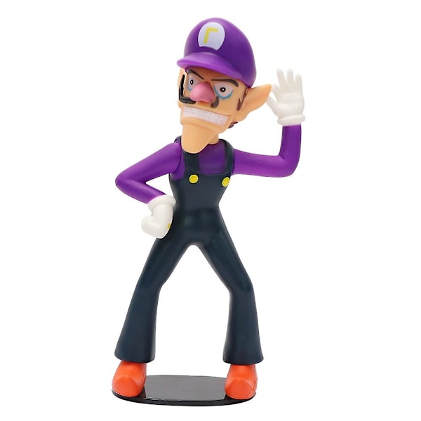 Actionfigur Leksak 6\" Waluigi Bros Collection Dock för Barn Present