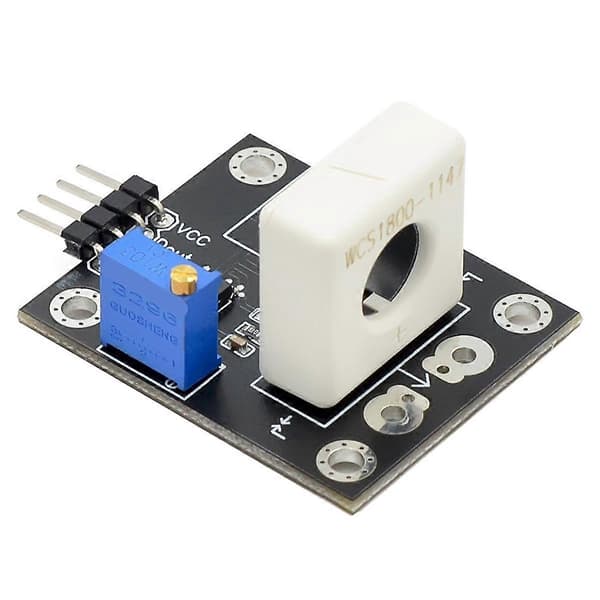 Justerbar DC Strømsensor WCS1800 3-5V 100A/70A/35A Overstrømsbeskyttelse