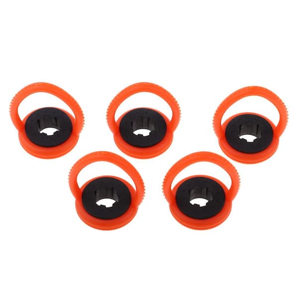 Poolbord Kø 10mm Tipholder 5 Stk Orange