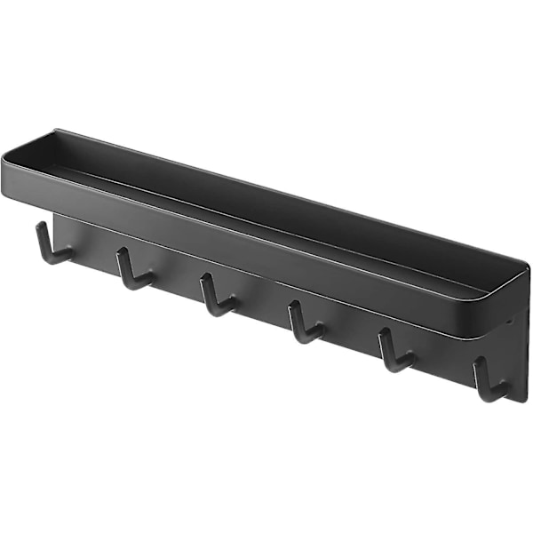 Nøgleholder, nøglehylde sort, nøgleopbevaring, nøgleorganisator