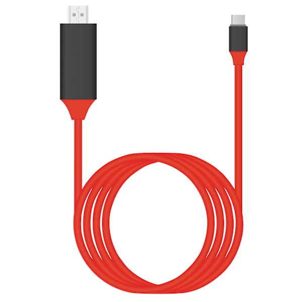 [Apple MFi-certifierad] Lightning till HDMI-adapter, HDTV-kabeladapter kompatibel med iPhone, iPad, iPod 1080p Digital AV Syn