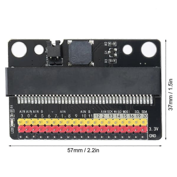 Micro Bit GPIO adapter ekspansjonskort for IOBIT barns programmering pedagogiske forsyninger