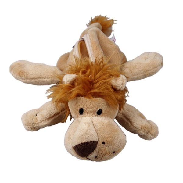 Plushdjurs Pennfodral Kosmetisk Väska Skolmaterial Pennväska Nyhet Pennfodral Fylld Djurväska För Kontor Barn Light Brown Lion Length 27cm
