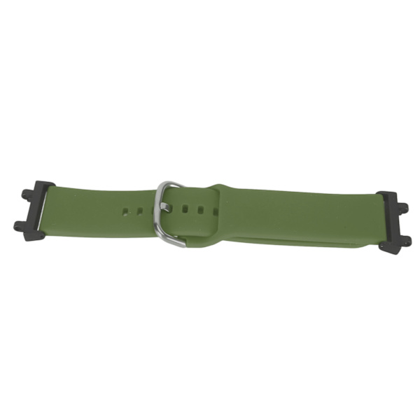 Mjuk Silikonarmband Justerbart Ersättningsband Tillbehör Passar Amazfit T Rex 2 Smartwatch OD Grön[C]