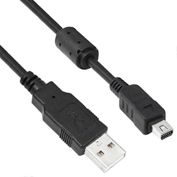 USB Datakabel Ladekabel Ledning 12pin til Olympus CB-USB5/CB-USB6 Erstatning (C)