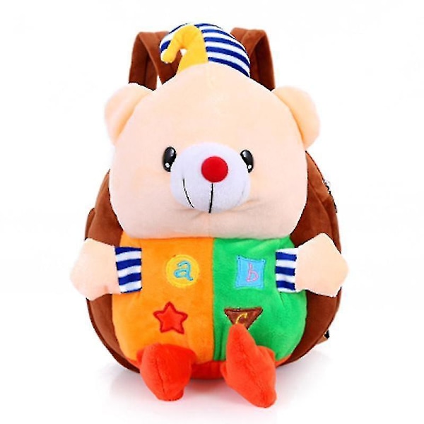 Ryggsäckar Ful Bear Brun Superflicit Sött Mönster Barn Kärlek Plysch Ryggsäck (C)