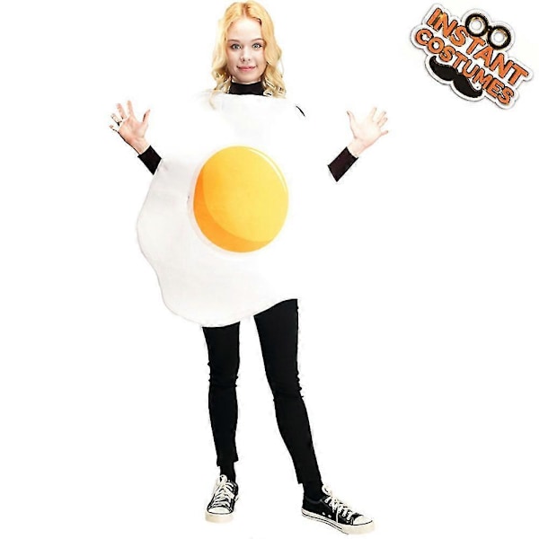 Halloween-kostym för par: Bacon & Ägg - Perfekt för par, cosplay och Halloween