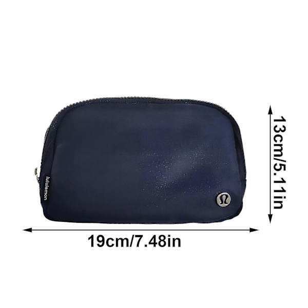 Kvinders Crossbody Taske Fanny Pack Mode Talje Pakker Lululemon Overalt Bæltetaske - På lager[C] Big Red