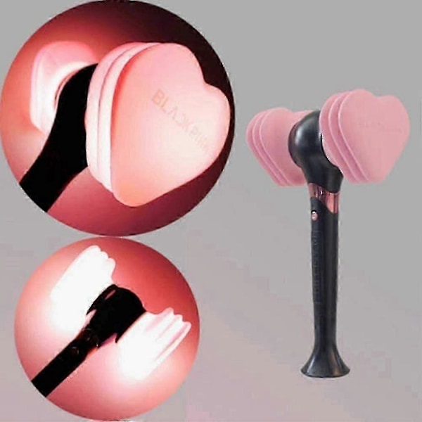 Blackpink Lysstav Hjerte/hammerformet Kpop Led Lampe Konsertlampe Fluorescerende Stav bra (C)