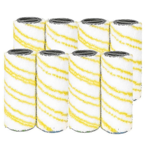 8 st Rullborste Kompatibel med Karcher Fc5 Fc7 Fc3 Fc3d Elektrisk Golvrengörare