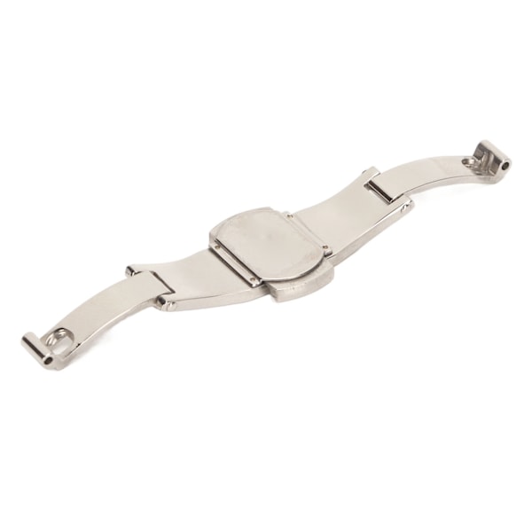 Urspänne Spänne Rostfritt Stål Hög Finish Dubbel Knapp Vikbart Spänne Armband Spänne Ersättning[C]