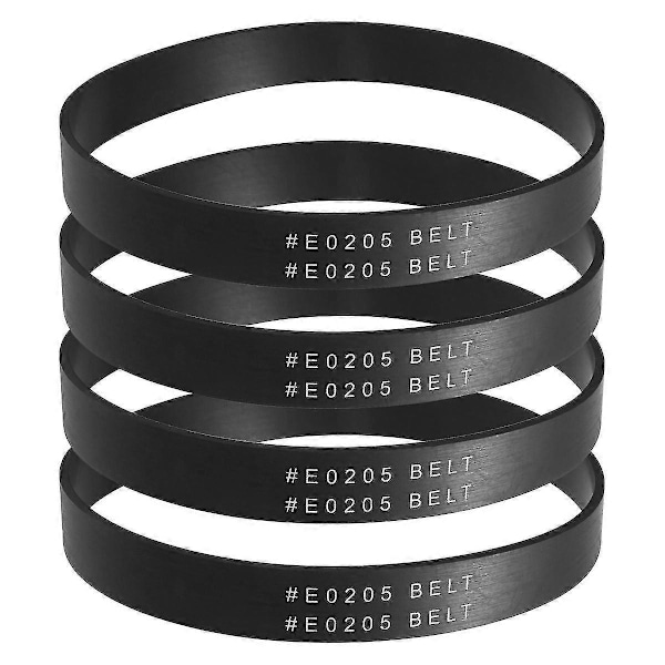 Pack Vakuumremsats Ersättningsremmar för Eureka Style U E0205 Upprätt Dammsugare, för Eureka NEU202, NEU181, NEU180, etc