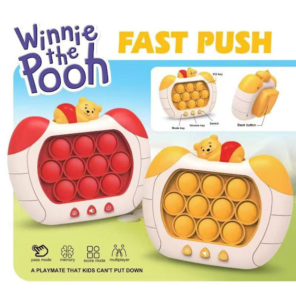 Stitch Pop It Spill - Pop It Pro Light Spill Quick Press Fidget/A- Perfekt