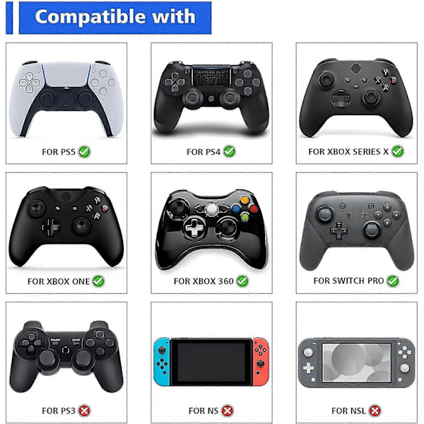 Högkvalitativa precisionsringar för sikthjälp och rörelse kontroll för PS5 PS4 Switch Xbox One Scuf-kontroll Aiming ring
