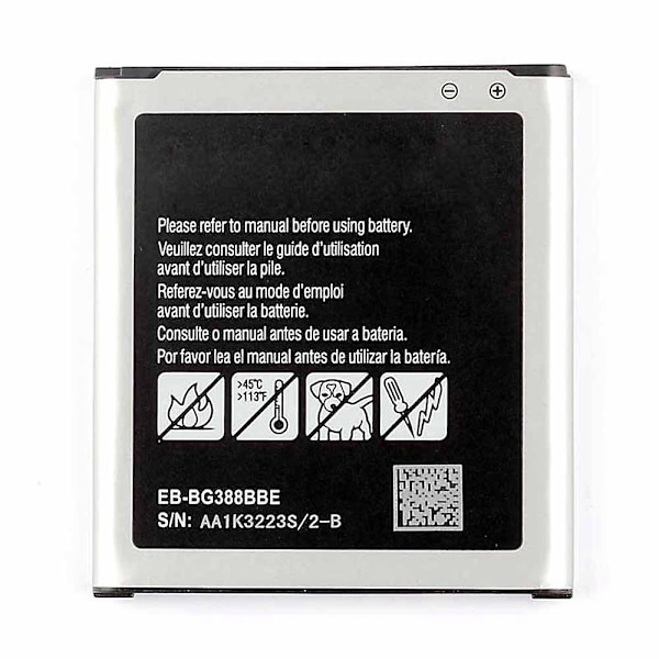 3.85V 2200mAh Telefonbatteri for Samsung Galaxy Xcover 3 SM-G388F, Batteri EB-BG388BBE Erstatning