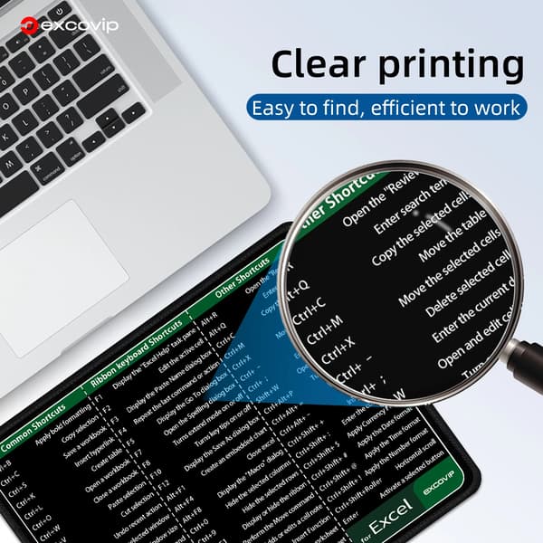 Excel-snarveier musematte med sydd kant og sklisikker gummibase