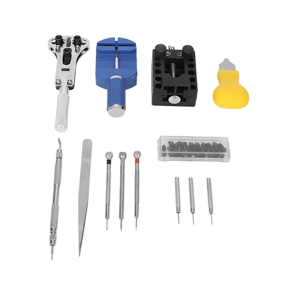 13-deligt Professionellt Urmakarkit - Armband, Batteri, Packning, Öppnare, Batteribytesverktyg [C]