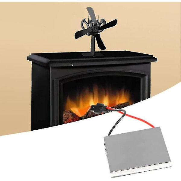 Spisfläktgenerator, Ersättningsfläktgenerator för spisfläkt, termoelektrisk kraftgenerator för spisfläkt, reservdel för spisfläkt 40x40mm
