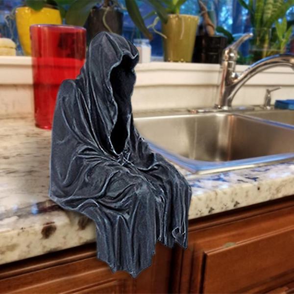 Reaping Solace Creeper Reaper Sittande Staty Resin Skrivbordsdekoration Gotisk Skulptur