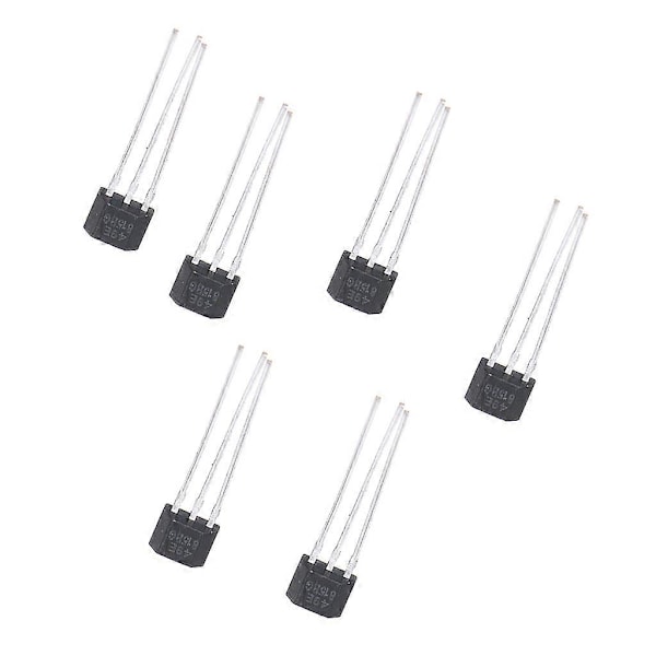 10 stk 49E Hall-element OH49E spenningsregulator Hall-effektsensor lineær bryter Black