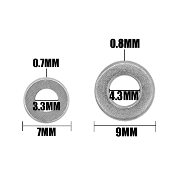 340x Universal RC Skrue Kit med Boks DIY Verktøy for HSP SCX10 1:10 RC Crawler (C)
