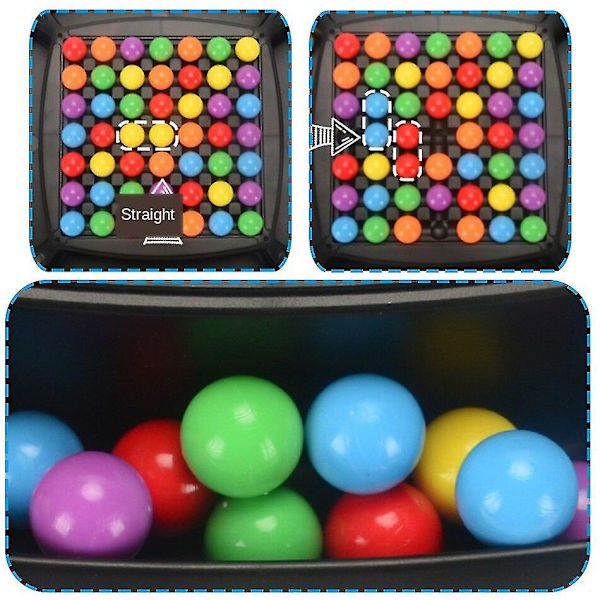 2-4 Spelare 20cm Regnbågsboll Eliminering Koncentration Pärlträning Brädspel Förälder-barn Match Magic Schack Familjefest Leksaker För Barn