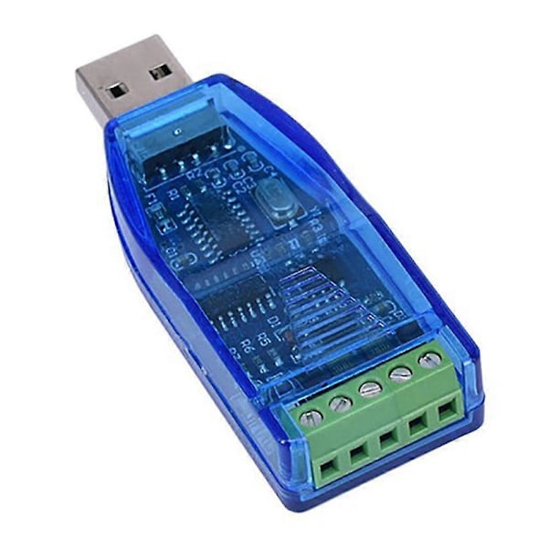 2 st USB till RS485 Konverter Isolerad Modul Uppgradering Industriell Tvs Esd Skydd Ch340e Standard Rs-485 Kontaktkort blue