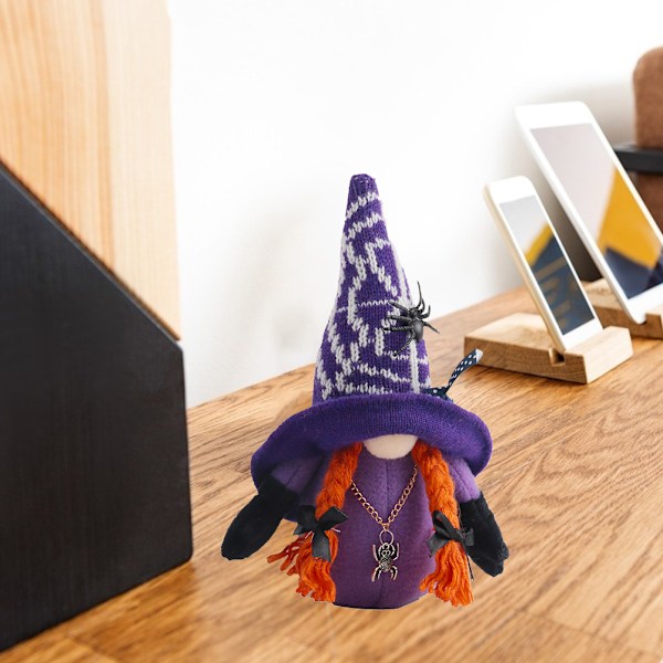 Halloween Gnome Plys Faceless Dukke Halloween Bordpynt Festgave Forsyninger Dekorationer Børnegave[C] 2