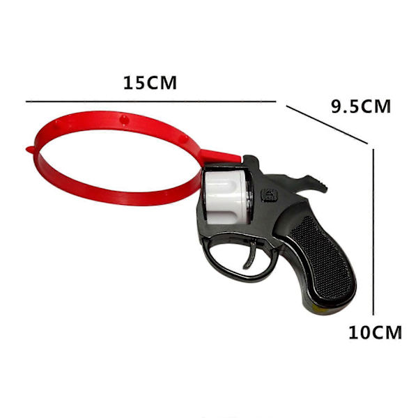1 Sæt Russisk Roulette Revolver Legetøj med 10 Balloner Bordplade Lykkehjul Hjul Pop Balloner