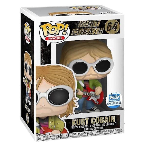 Kurt Cobain Vinyl Figure - Collectible Toy for Birthday Party & Music Lovers