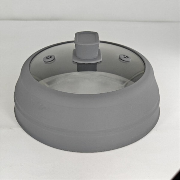 Mikrobølgeovn Splatter Cover Glas Mikrobølgeovn Dæksel til Mad Foldbar Mikrobølgeovn Plade Dæksel 9Inch/23cm