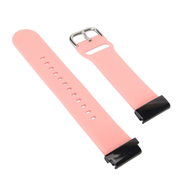 26 mm silikon klokkearmbånd Fleksibelt justerbart erstatningsarmbånd for Fenix 7X 6X 5X Rosa [C]