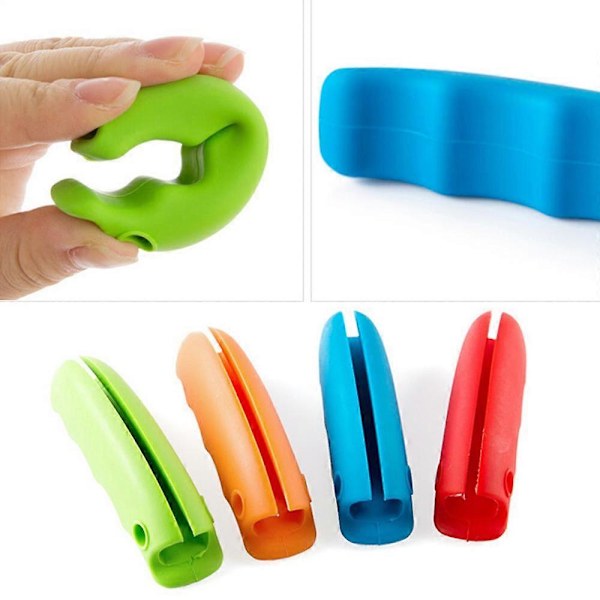 PIAO Silikonhåndtakbærer 4 stk Plastposeholder Bærer Sterkt Silikonhåndtak Bærer for Matvareplastposer Handleposer Søppelpose
