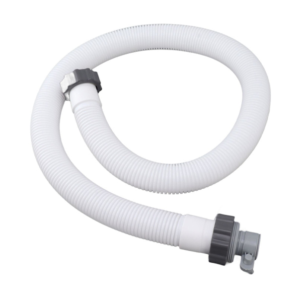 Poolpumpe udskiftningsslange - 1,5 tommer diameter, 59 tommer lang - Inkluderer 1 slangeadapter
