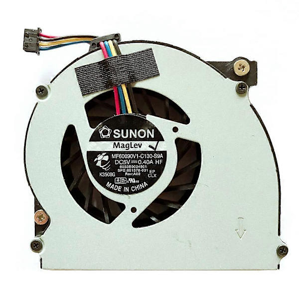 Ny laptop CPU-kylfläkt Kylfläkt Bärbar dator för HP EliteBook 2560 2570 2560p 2570p MF60090V1-C130-S9A 651378-001 6033B0024501