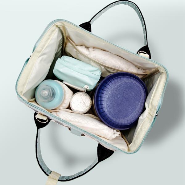 (Kamuflasje blå) mammaveske, håndholdt, enkeltskuldret, crossbody ryggsekk, mor og babyveske[C]