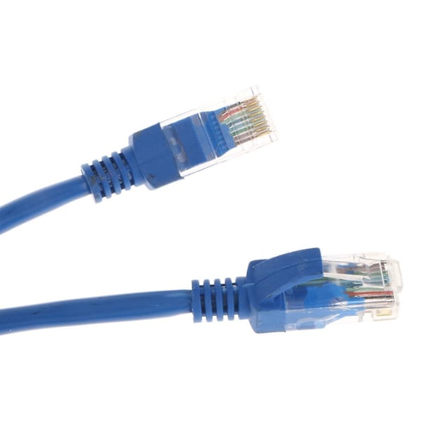 Cat5e Patchkabel Ethernet Internet Nätverk LAN UTP Blå 24 meter (C)