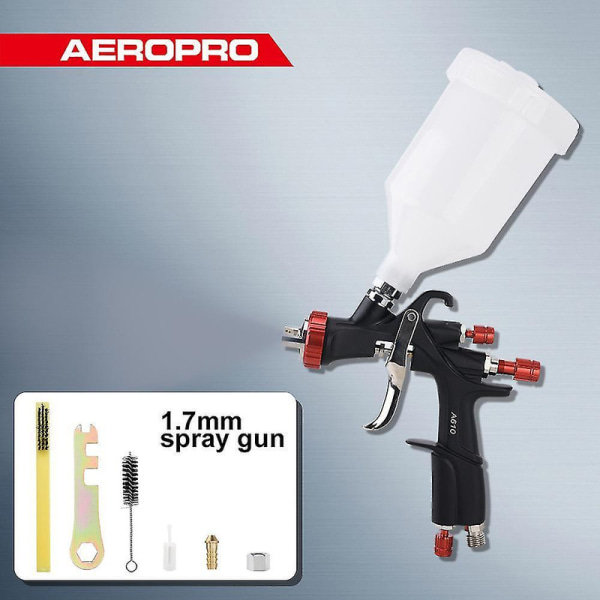 Aeropro Lvlp Spray Gun Paint Spray Gun Bilmålningspistol Airbrush A610 1,3 mm 1,4 mm 1,5 mm 1,7 mm 2,0 mm 1.7mm spray gun