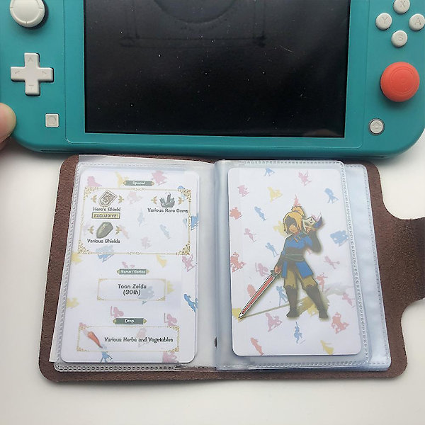 24 st Portable Legend Fun Zelda Breath Of The Wild Spelkort PVC Passar För Switch