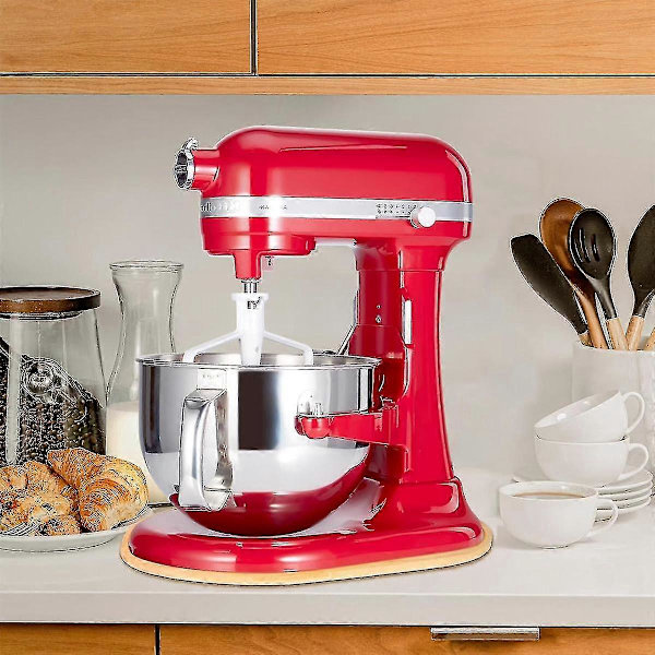 Mixer Glidebakke Kompatibel med Skål Løft Mixer - Bambus Køkkenbord Opbevaring Flytter Glidebakker Bevægelig Bakke