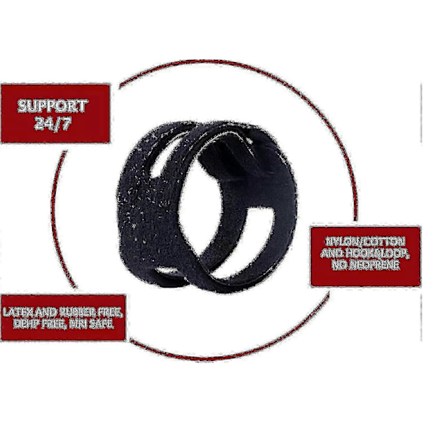Justerbar håndledsstøtte fra Wrist Widget til TFCC-skader, One Size Fits Most. Til venstre og højre håndled, støtte til vægtbærende belastning, træning (HYYC)