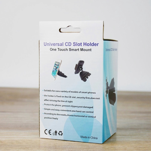 CD-sporholder for nettbrett 4-13 tommer, CD-spiller mobiltelefonstativ brakett 360