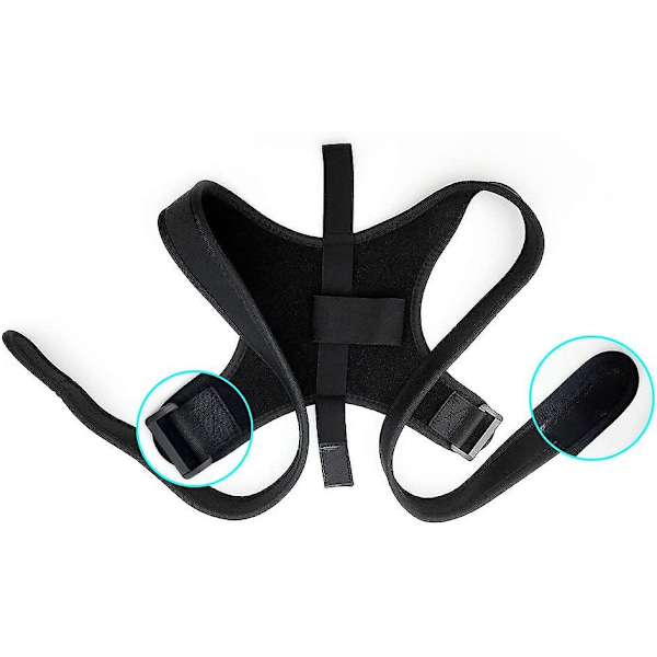 Justerbar Ryggsekk Power Bank Holder Batteri Ryggstøtte for Meta Quest 3 Oculus Quest 2 PS VR2 Pico 4 VR Headset
