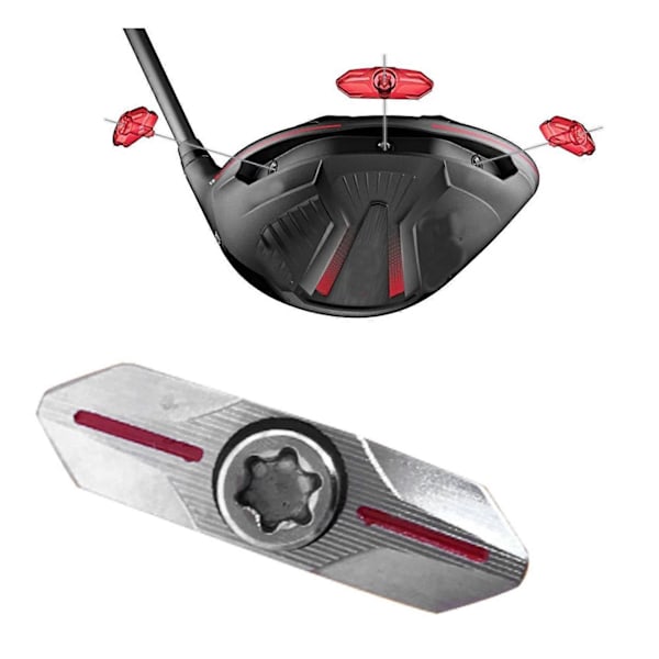 2X Golfvikt för PING G410 Vikt för Ping G410 Driver 4G-20G Ny(6G) (C)