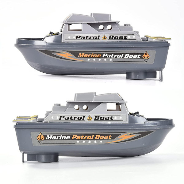 Veeki Pool Warship Toy Boat Badleksaker - Barns Leksaksbåt Krigsfartyg Kryssning Leksak I Badkar, Present Till Barn Pool Leksak (grå)