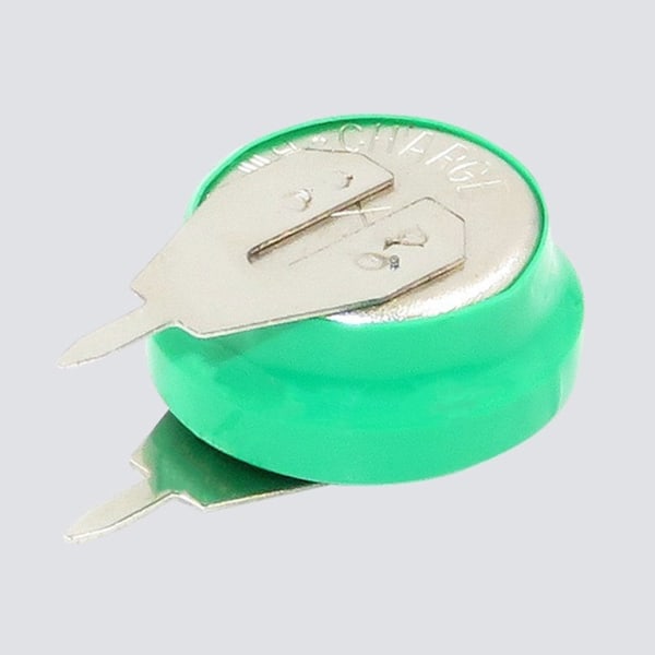 NiMh Ladattavat Paristot Suuri Kapasiteetti Pitkäikäiset 1.2V 80mAh Nappiparistot Juotosnastat Sähköleluihin (C)