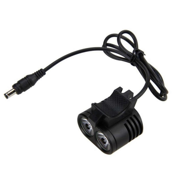 8000 Lumen XM L2 LED Sykkel Foran Hodelykt Svart