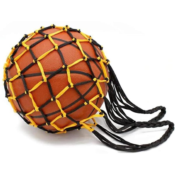 2 stk. Basketball Bærenetpose Mesh Boldpose Praktisk Bærbar Håndlavet Fodboldnetpose Til Grøntsager Basketbolde Frugt